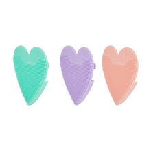 3 Pack Silicone Face Pads, Heart - OXX Skincare