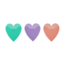 3 Pack Silicone Face Pads, Heart - OXX Skincare