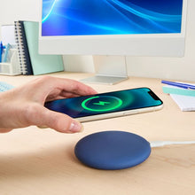 15W Wireless Charging Pad, Blue - Anko