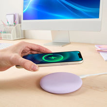 15W Wireless Charging Pad, Purple - Anko