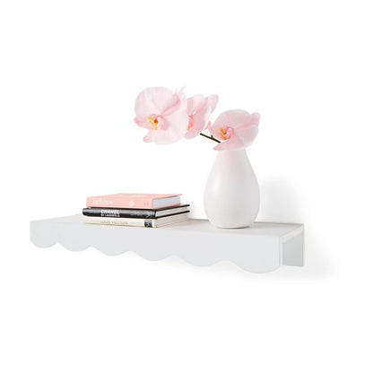 Wave Shelf, White - Anko