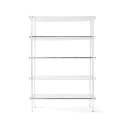 5 Tier Clear Shoe Rack, Clear - Anko