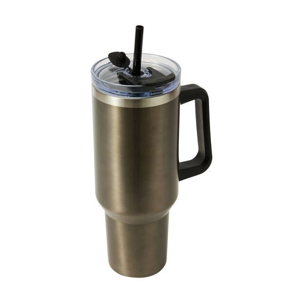 1.18L Gunmetal Jumbo Tumbler with Handle - Anko