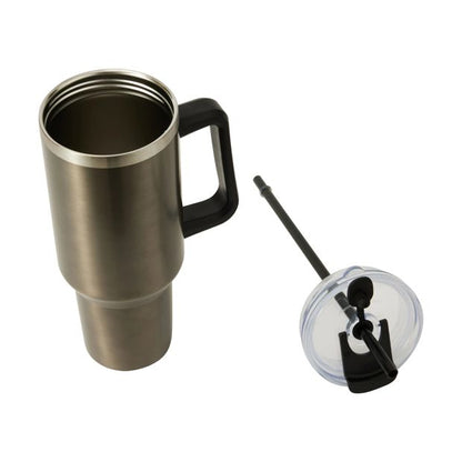 1.18L Gunmetal Jumbo Tumbler with Handle - Anko