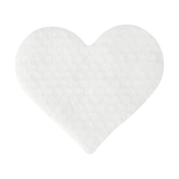 75 Pack Heart Organic Cotton Pads - OXX Essentials