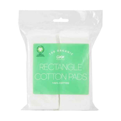100 Pack Rectangle Organic Cotton Pads - OXX Essentials
