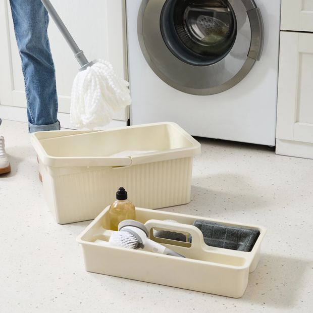 Ribbed Bucket and Caddy - Anko
