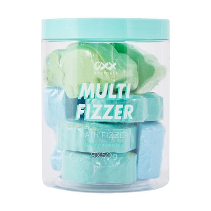 9 Pack Multi Bath Fizzer Berry Scented - OXX Bodycare