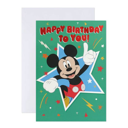 Hallmark Interactive Sound Birthday Card - Mickey Mouse