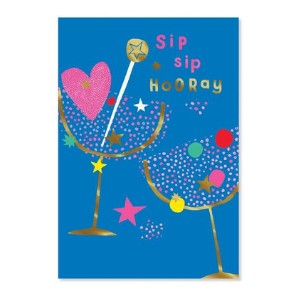 Connections From Hallmark Birthday Card - Sip Sip Hooray