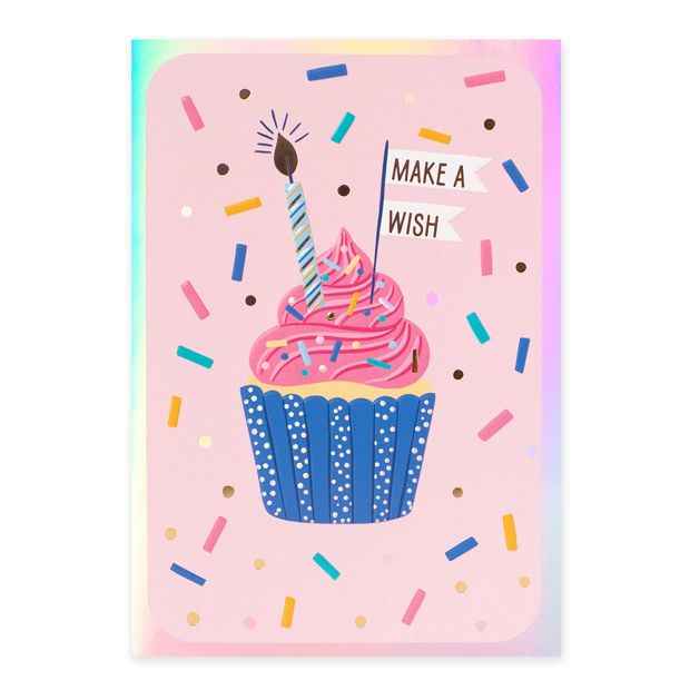 Birthday Cupcake Greeting Card