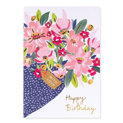 Connections from Hallmark Birthday Card - Flower Bouquet