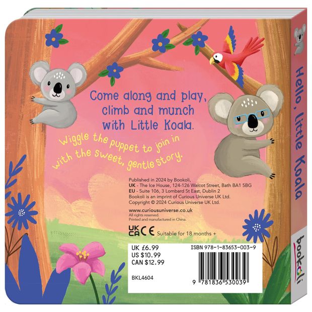 Hello Little Koala Finger Puppet Book
