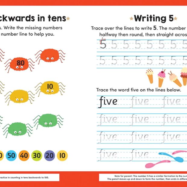 Gold Stars: First Maths Magic Tracing Book