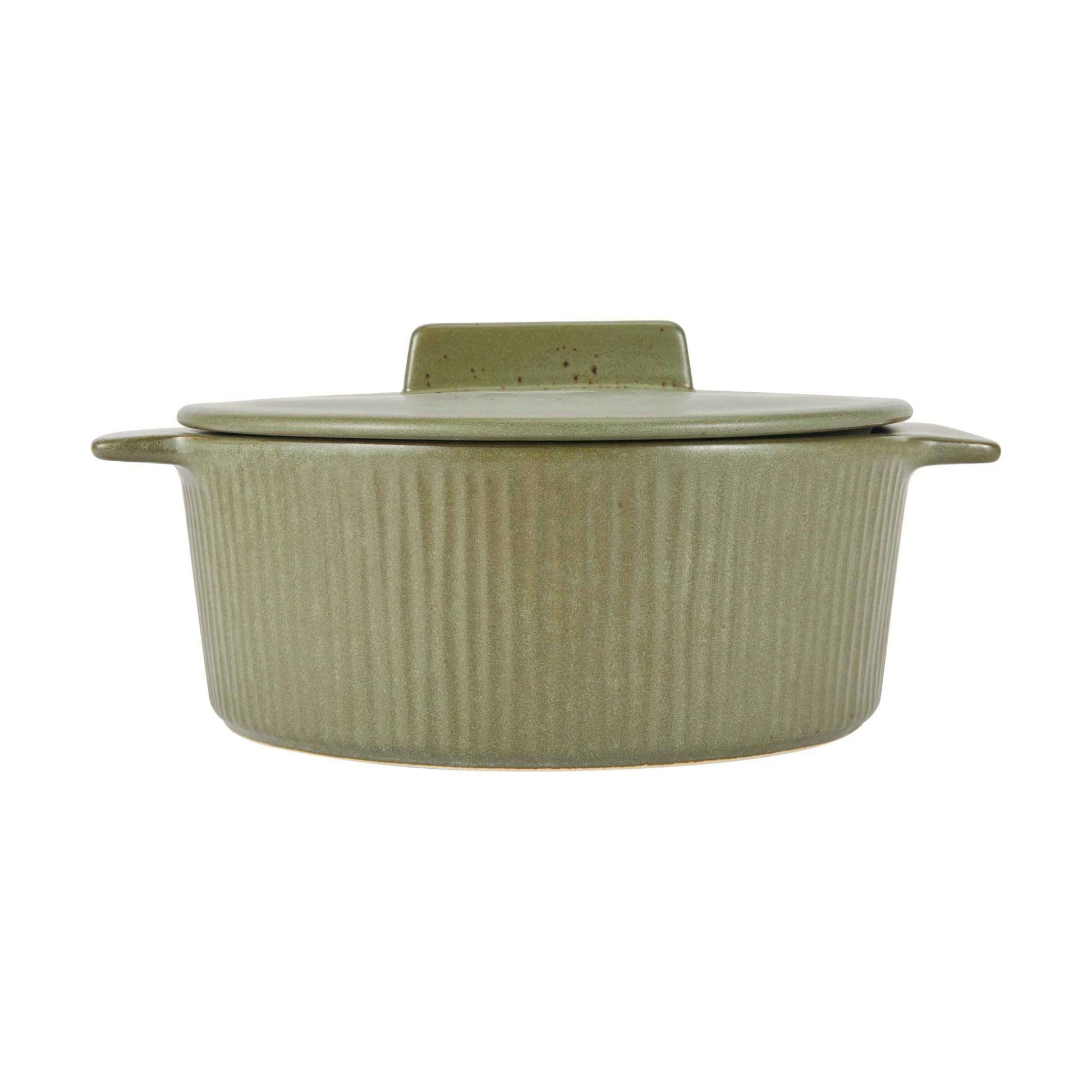 Ceramic Casserole - Olive