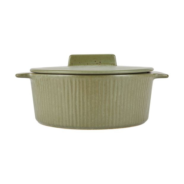 Ceramic Casserole, Olive - Anko