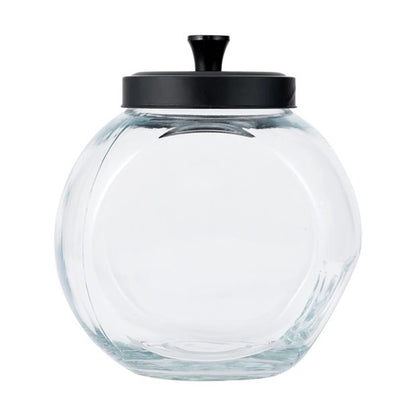 2L Glass Jar with Black Metal Lid - Anko