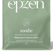 Epzen Soothe Magnesium Epsom Salts 900g - Natural Essential Oils