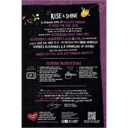Carman's Porridge Sachets Super Berry & Coconut 8 pack