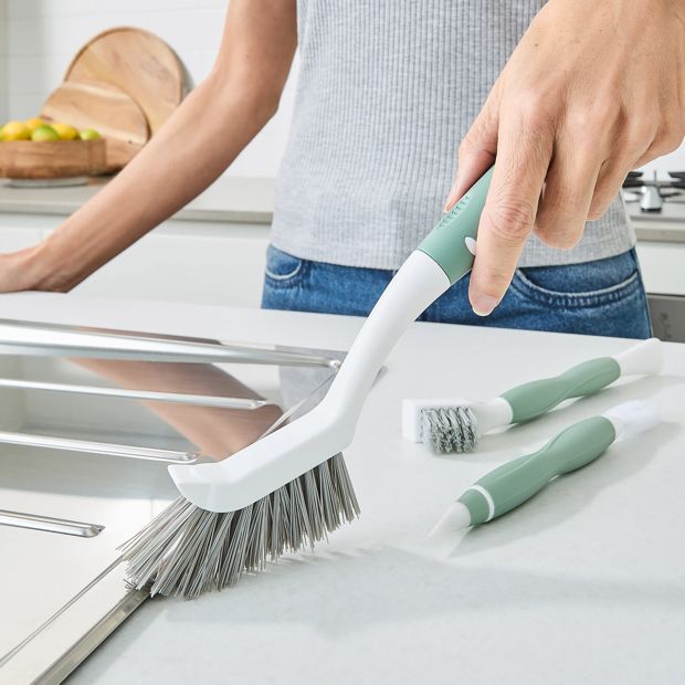 Set of 3 Grout and Detail Brush Set - Anko