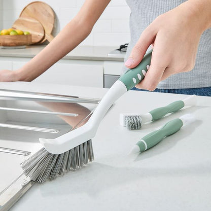 Set of 3 Grout and Detail Brush Set - Anko