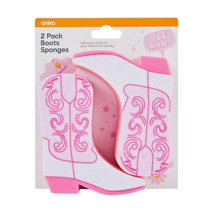 2 Pack Boots Sponges - Anko