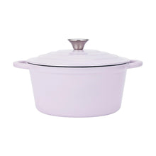 4L Lilac Cast Iron Casserole