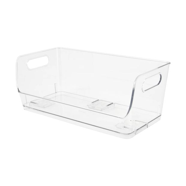 Large Stackable Storage Tub, Clear - Anko