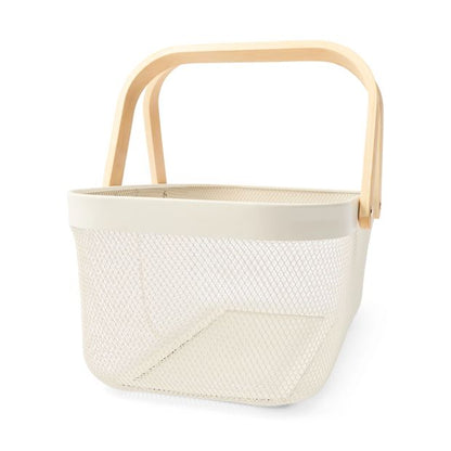 Mesh Basket, Large, White - Anko