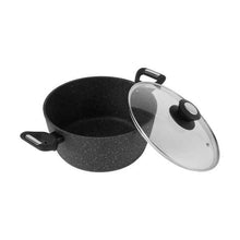 24cm Stone Blast Heavy Gauge Casserole - Anko
