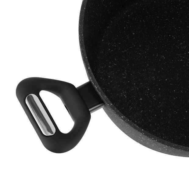 24cm Stone Blast Heavy Gauge Casserole - Anko