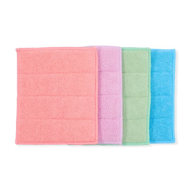4 Pack Padded Dish Cloths - Anko