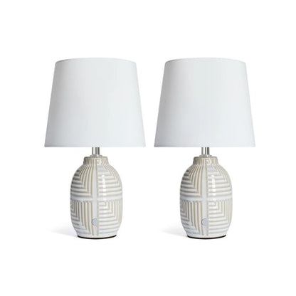 2 Pack Ella Touch Lamp - Anko