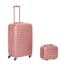 2 Piece Luggage Set, Rose Gold - Anko