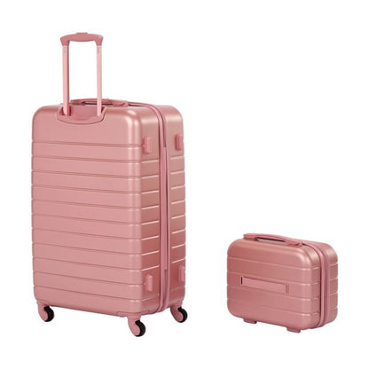 2 Piece Luggage Set, Rose Gold - Anko