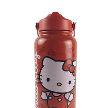 946ml Red Hello Kitty Stainless Steel Cylinder Drink Bottle