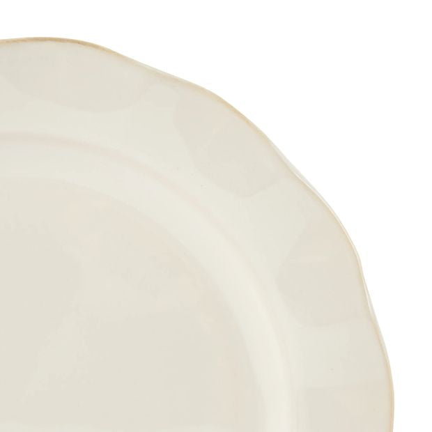 White Petal Dinner Plate - Anko