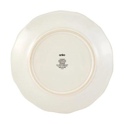 White Petal Dinner Plate - Anko