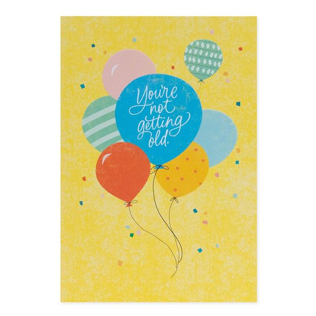 Connections from Hallmark Birthday Card - Balloons