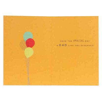 Birthday Card - Bear with Balloons