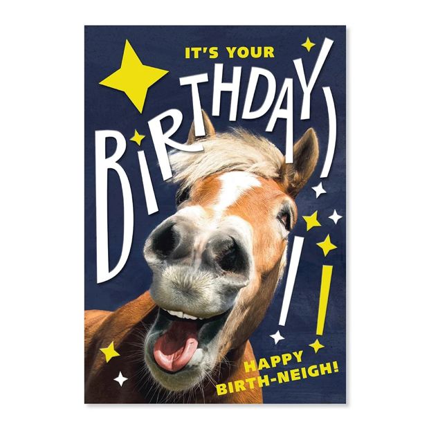 Connections from Hallmark Birthday Card - Horse
