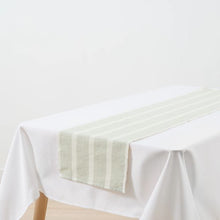 Green Ribbed Table Runner - Anko