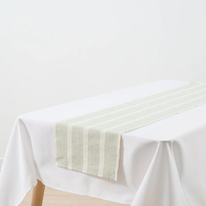 Green Ribbed Table Runner - Anko