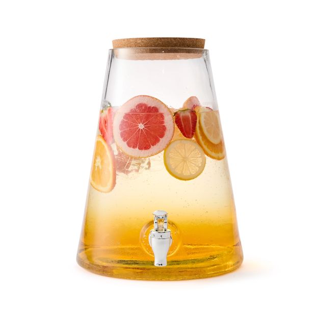 6L Glass Drink Dispenser with Cork Lid - Anko