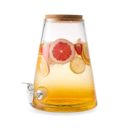 6L Glass Drink Dispenser with Cork Lid - Anko