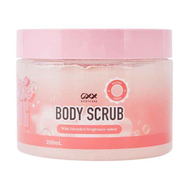 The OG Body Scrub 250ml, Red Berry Scented - OXX Bodycare
