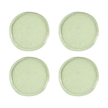 4 Pack Green Glazed Look Dinner Plates - Anko