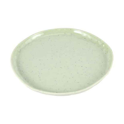 4 Pack Green Glazed Look Side Plates - Anko