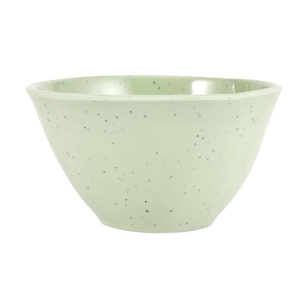4 Pack Green Glazed Look Bowls - Anko