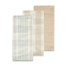 3 Pack Sand Gingham Tea Towels - Anko